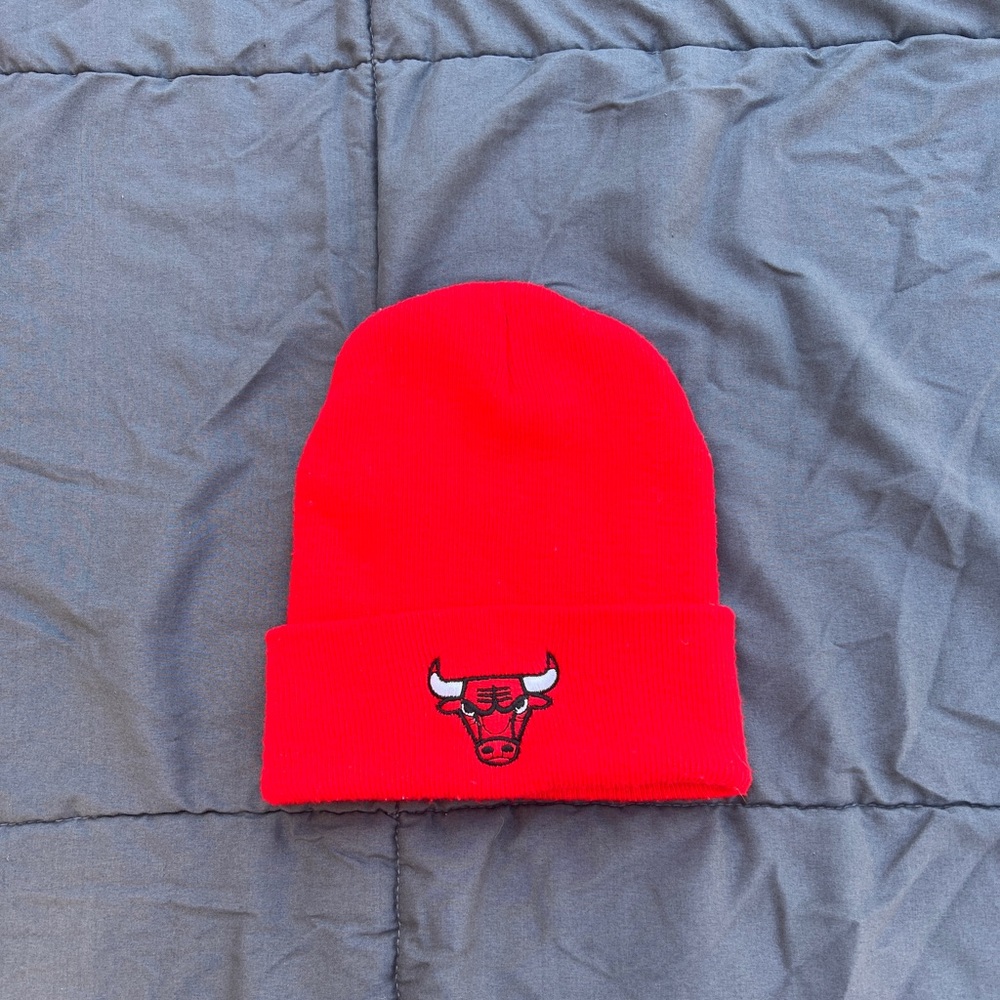 Chicago Bulls Red Beanie